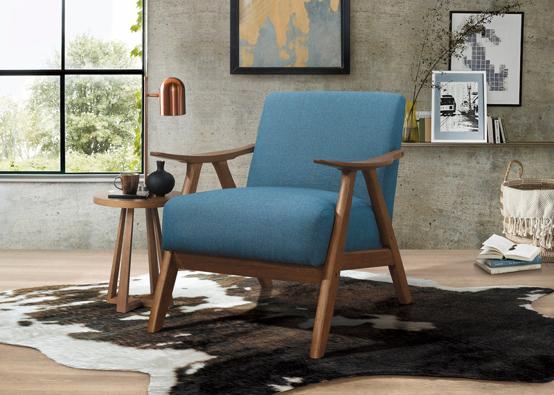 Damala Accent Chair in Blue