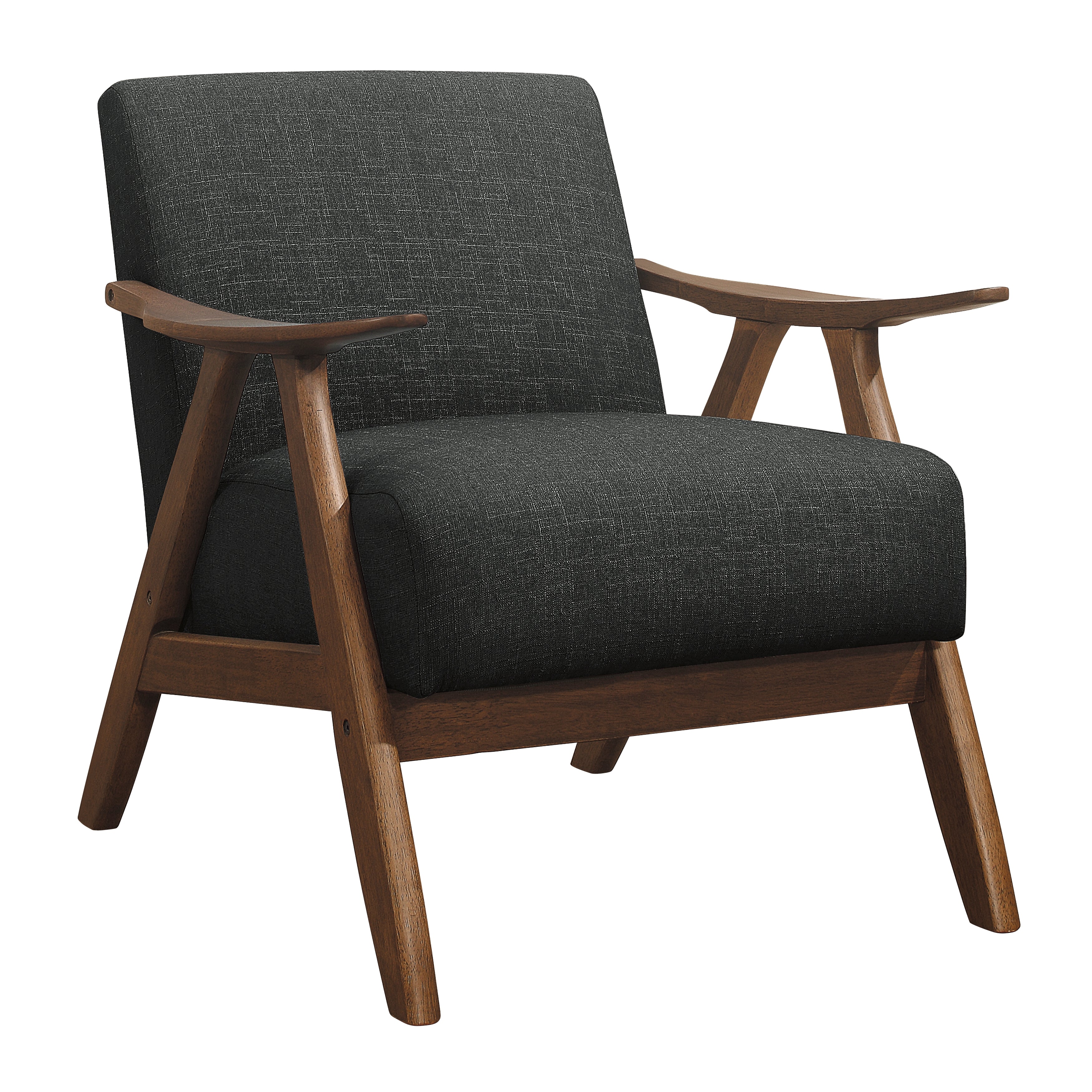 Damala Accent Chair in Dark Grey