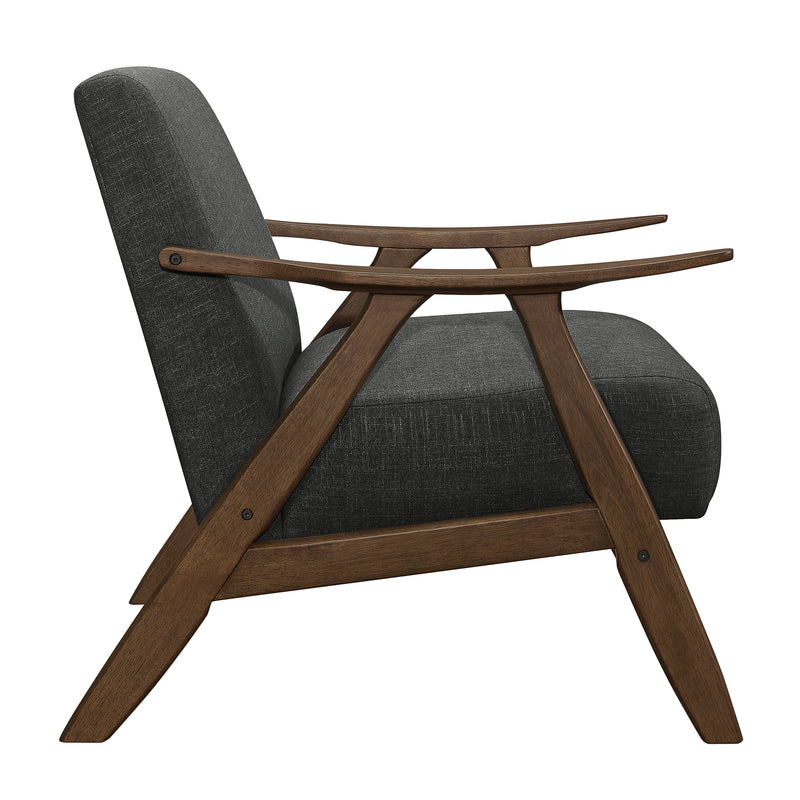 Damala Accent Chair in Dark Grey