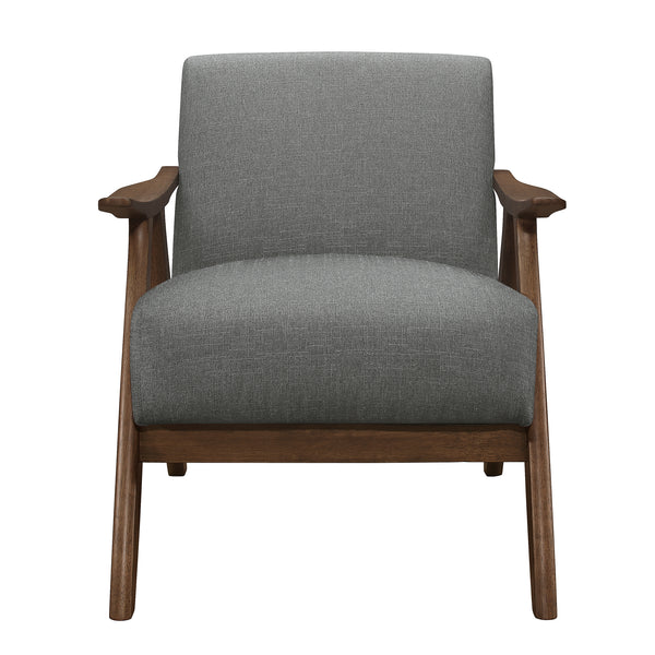 Damala Accent Chair in Light Grey