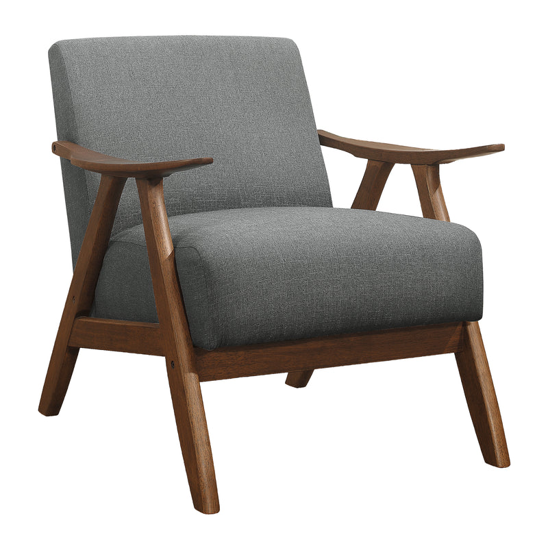 Damala Accent Chair in Light Grey
