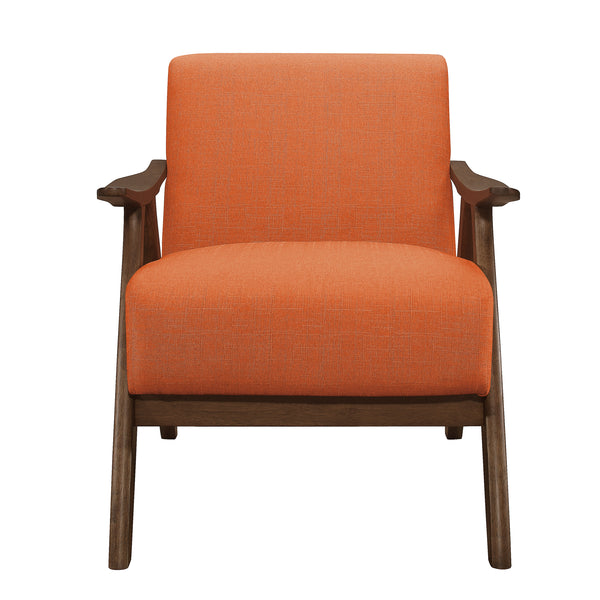Damala Accent Chair in Orange