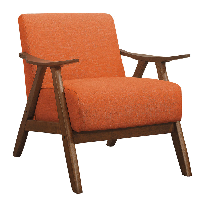 Damala Accent Chair in Orange