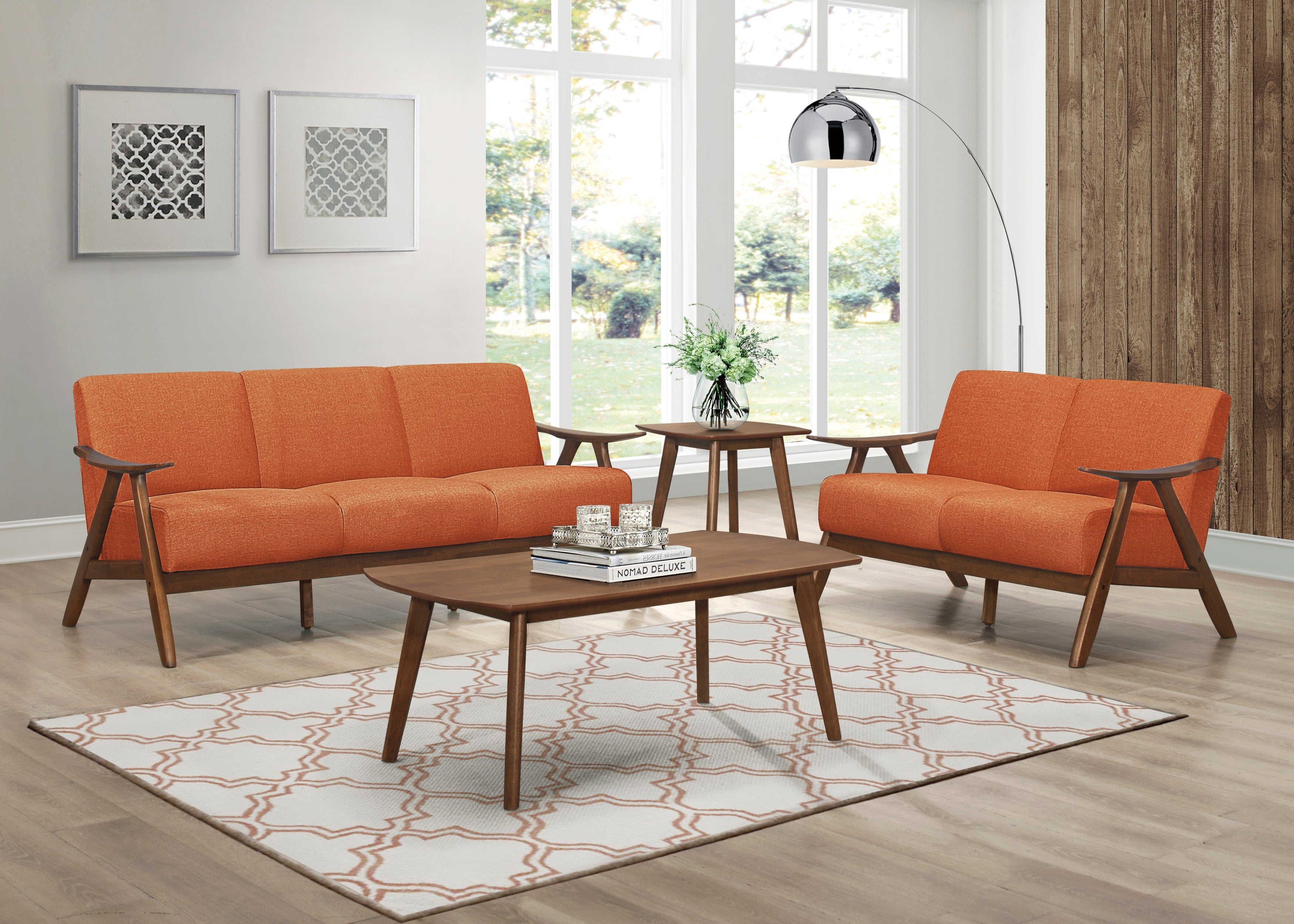 Damala Sofa in Orange