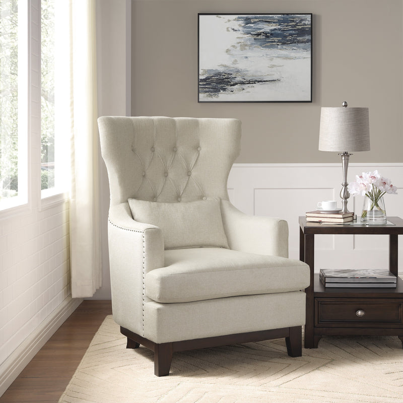 Adriano Accent Chair in Beige