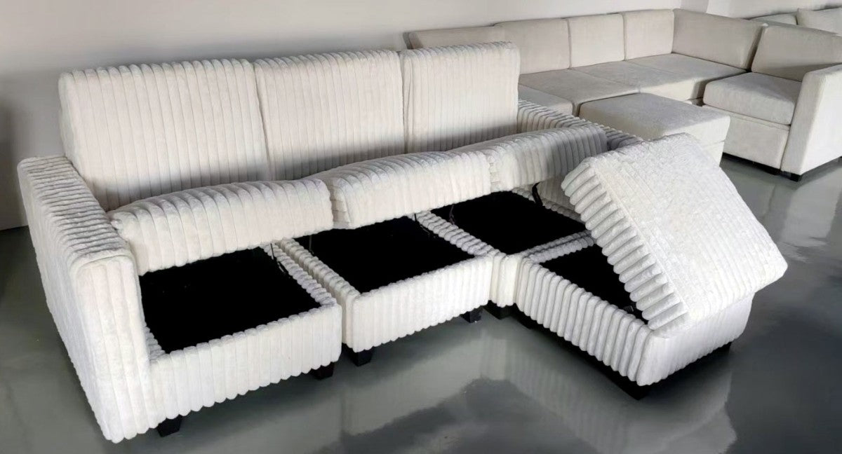 Lotus Modular Storage Sectional