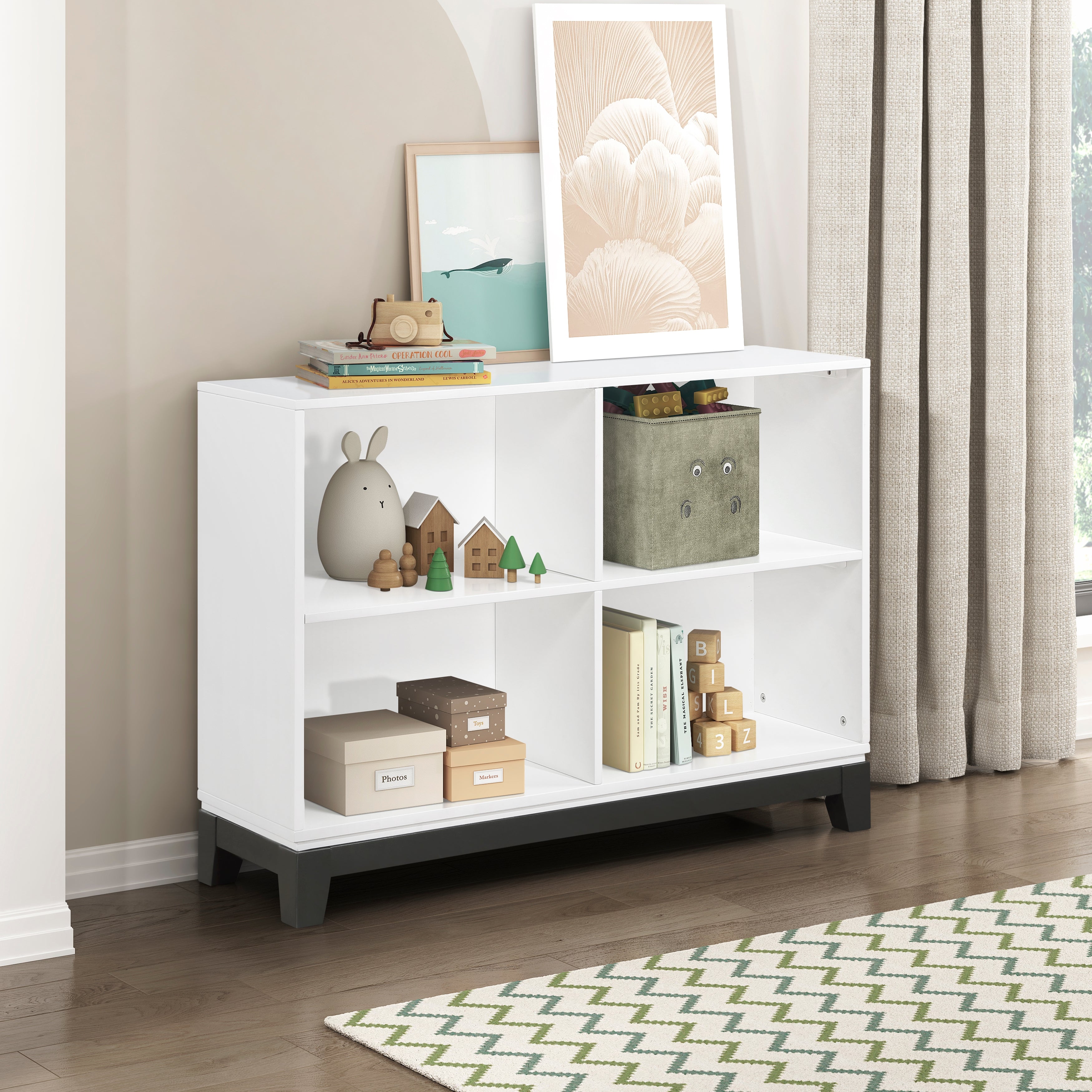 Garretson 4-shelf Bookcase