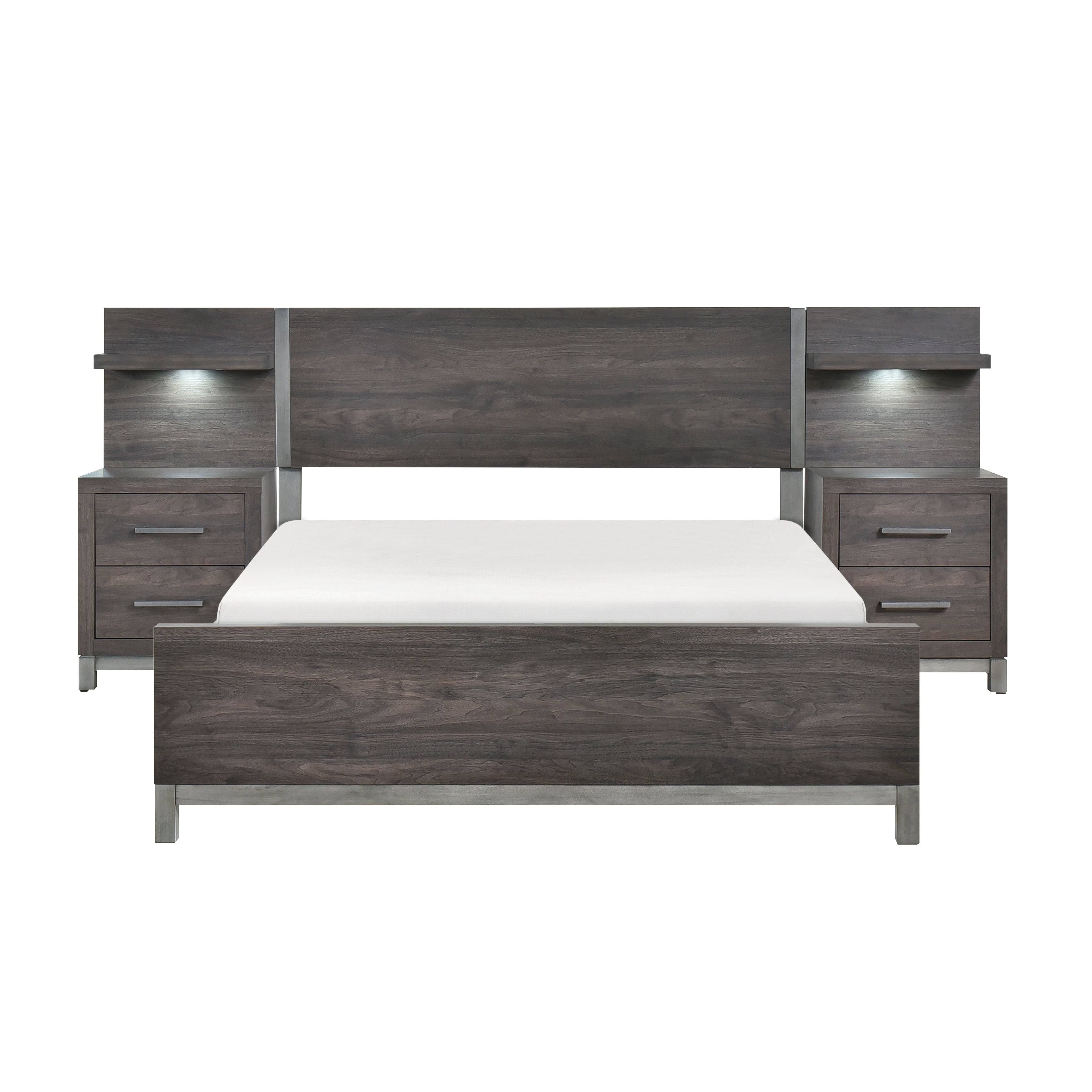 Zephyr Bedroom Collection in Dark Grey