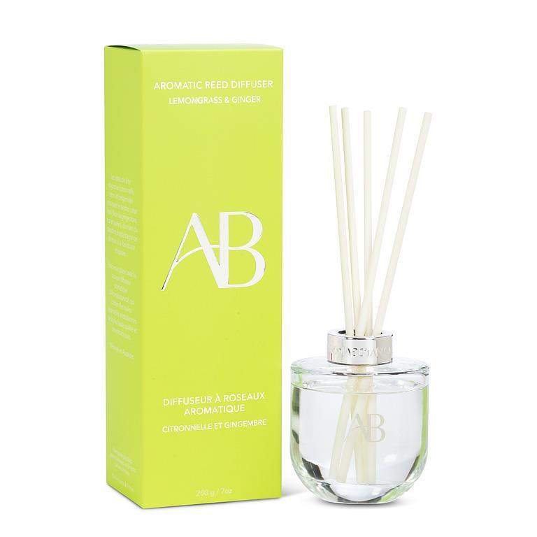 Lemongrass Ginger Reed Diffuser, Set of 2