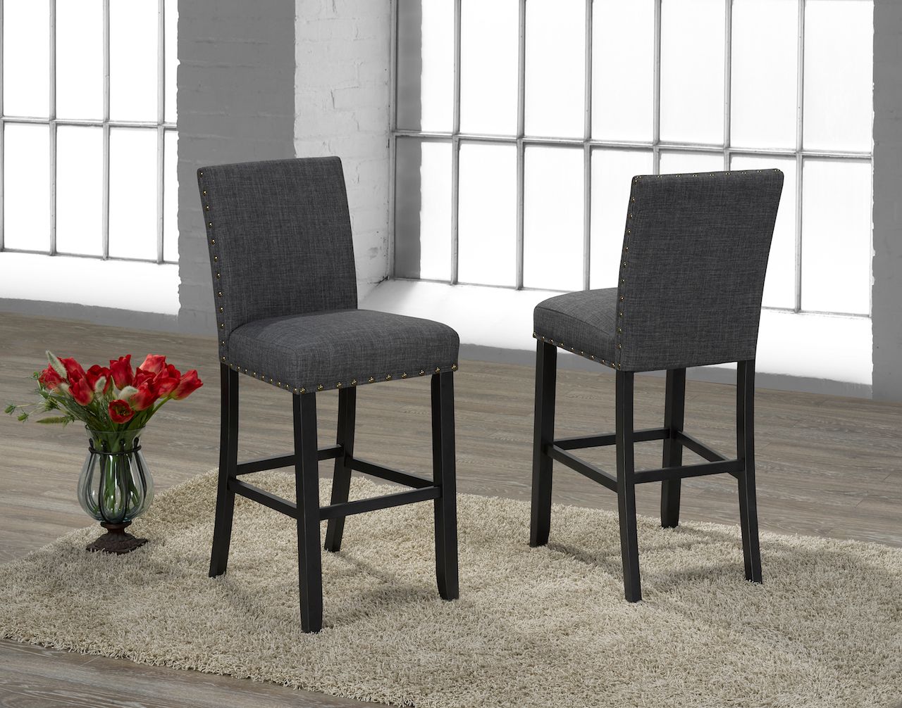 Avery 29" Bar Stools, Set of 2