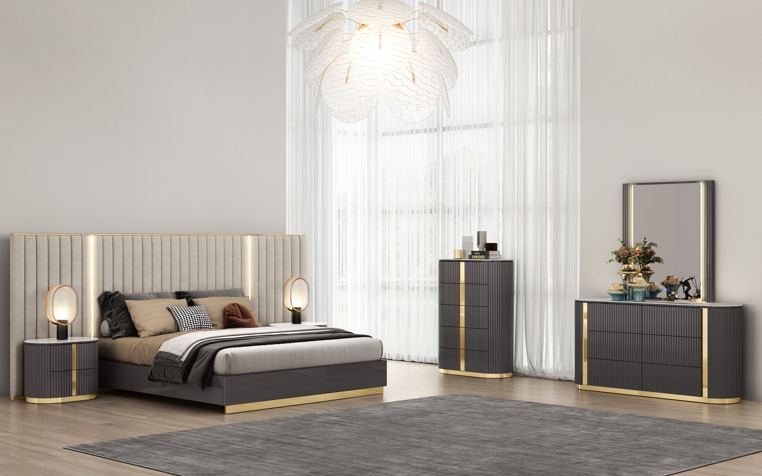 Madrid 8pc Bedroom Set
