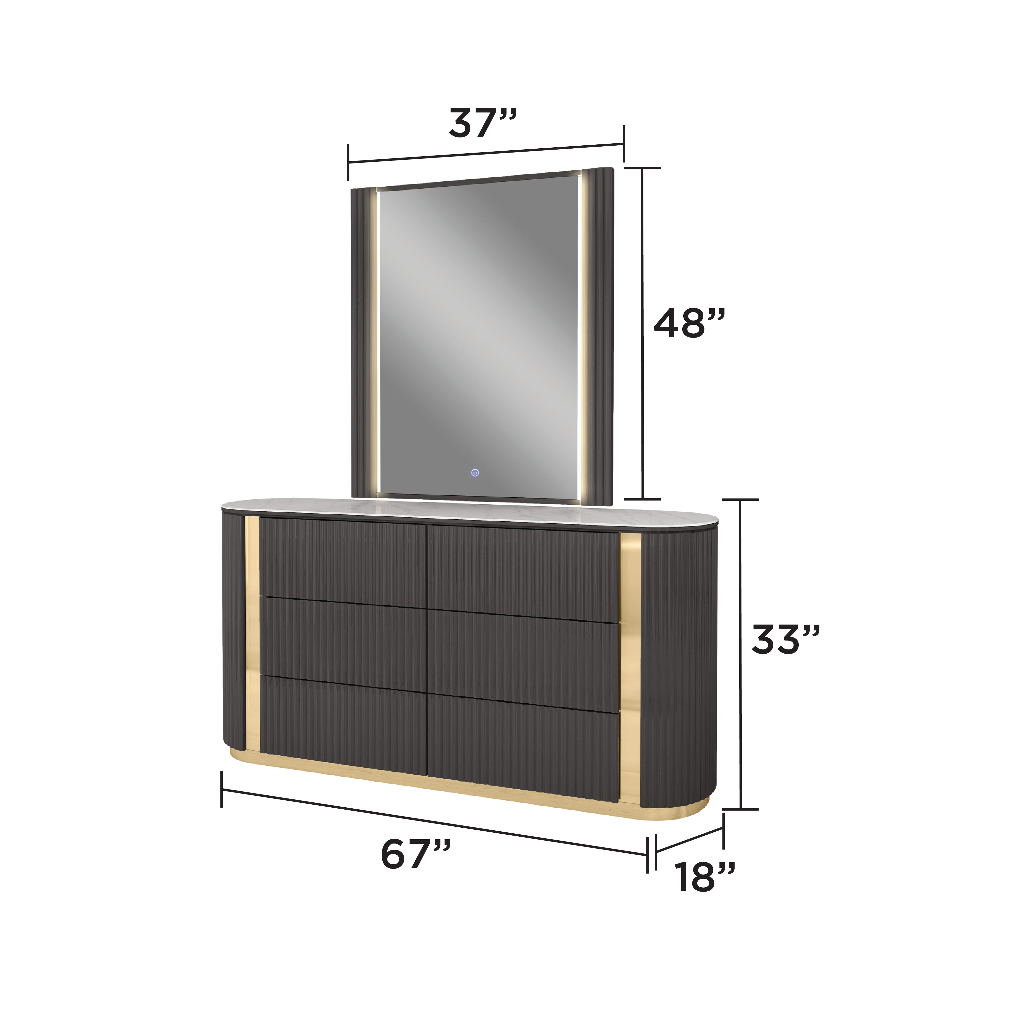 Madrid 8pc Bedroom Set