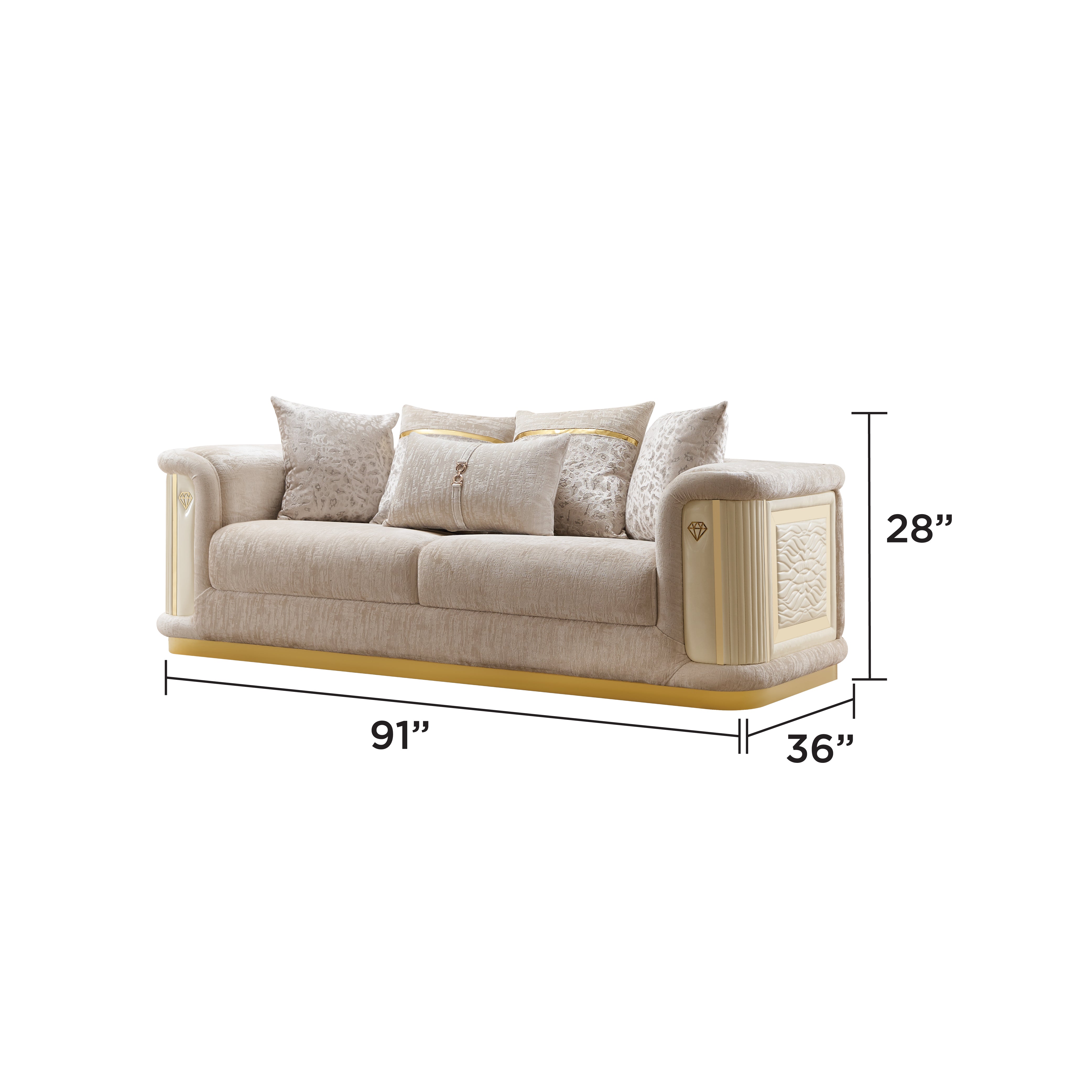 Bonita 3pc Sofa Set