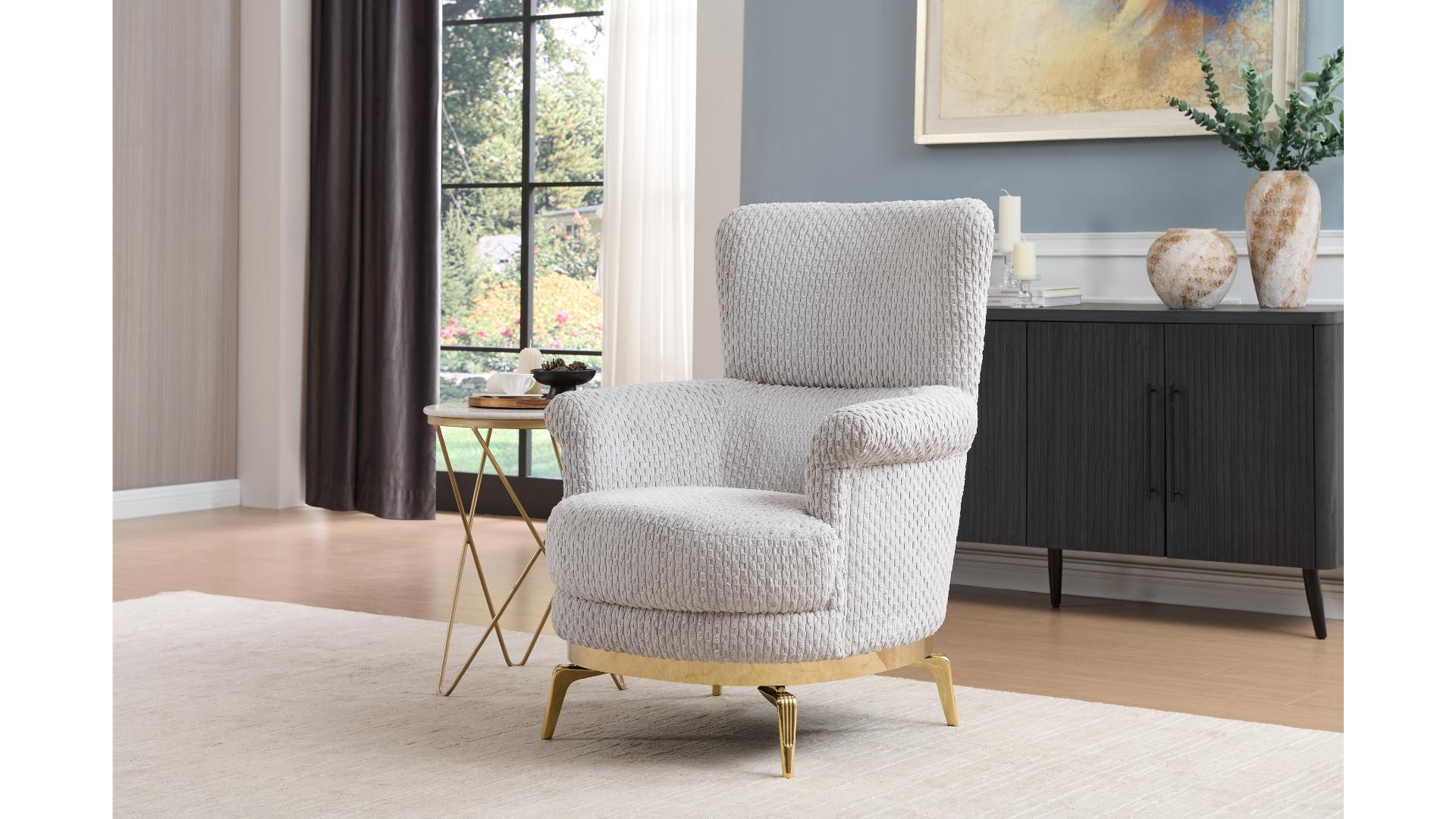 Zoe 3pc Sofa Set in Grey