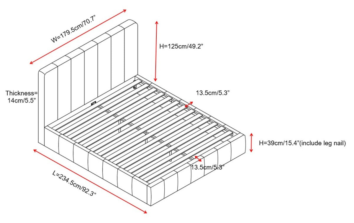 Anne Platform Bed