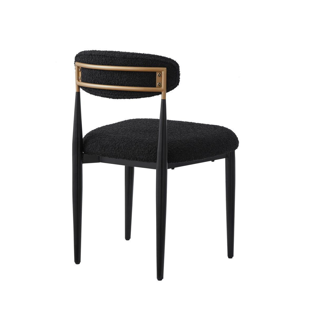 Kodi Dining Chair in Black, Set of 2