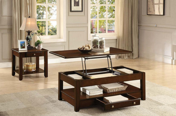Lift Top Coffee Table Set - IF-2032