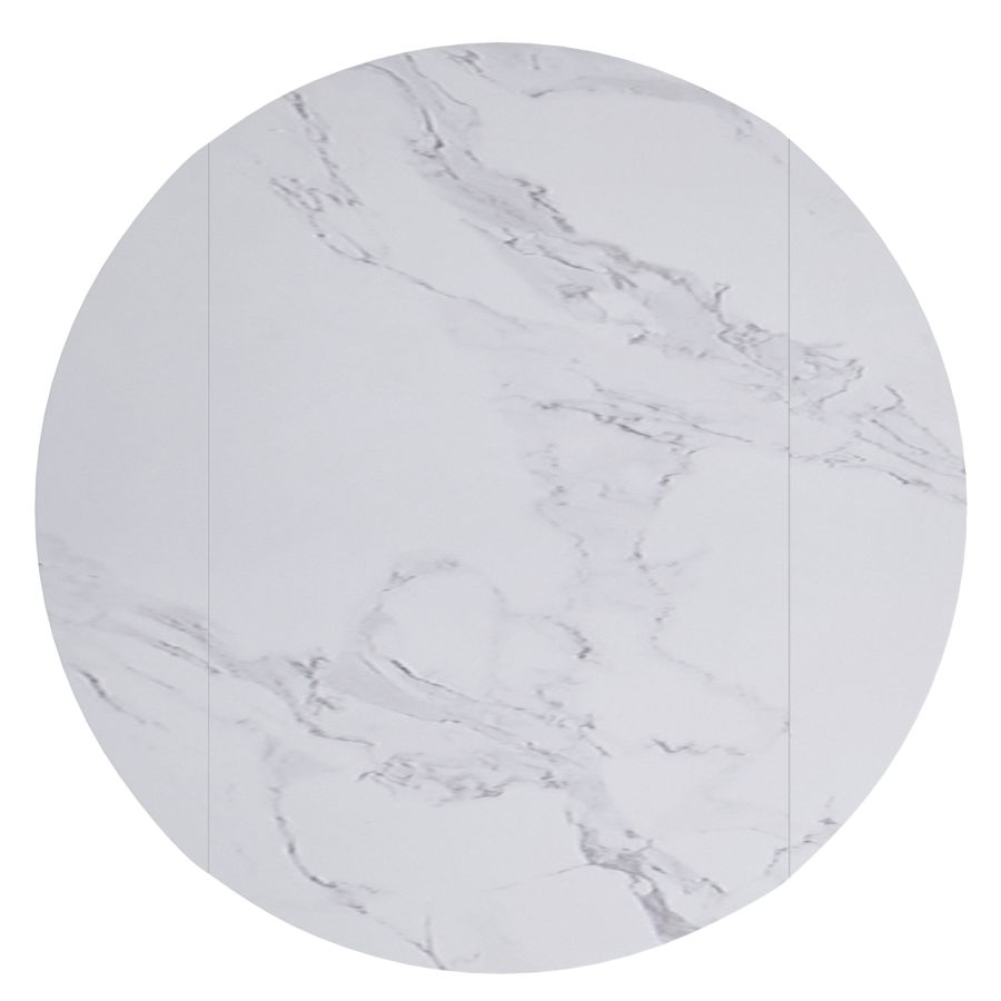 Calisto/Scarlet 5pc Dining Set in White Table with Ivory Chair