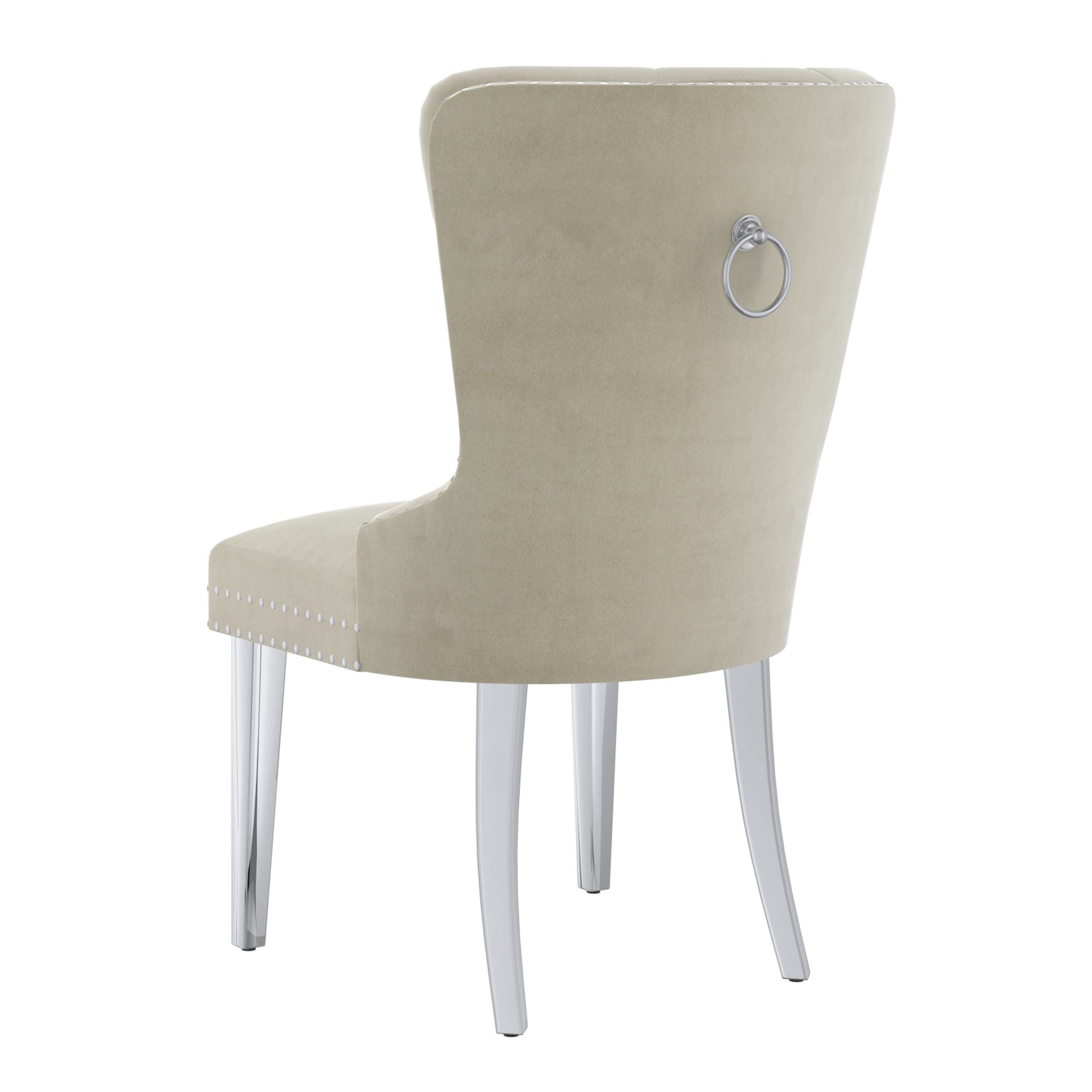 Eclipse/Hollis 7pc Dining Set in Black with Ivory Chair