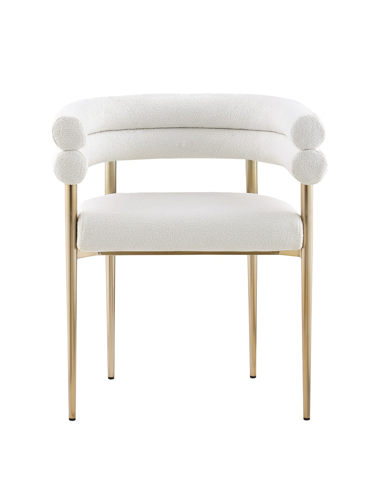Allure Cream/Gold Dining Chair, Set of 2