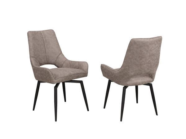 Electra Swivel Dining Chairs, Set of 2