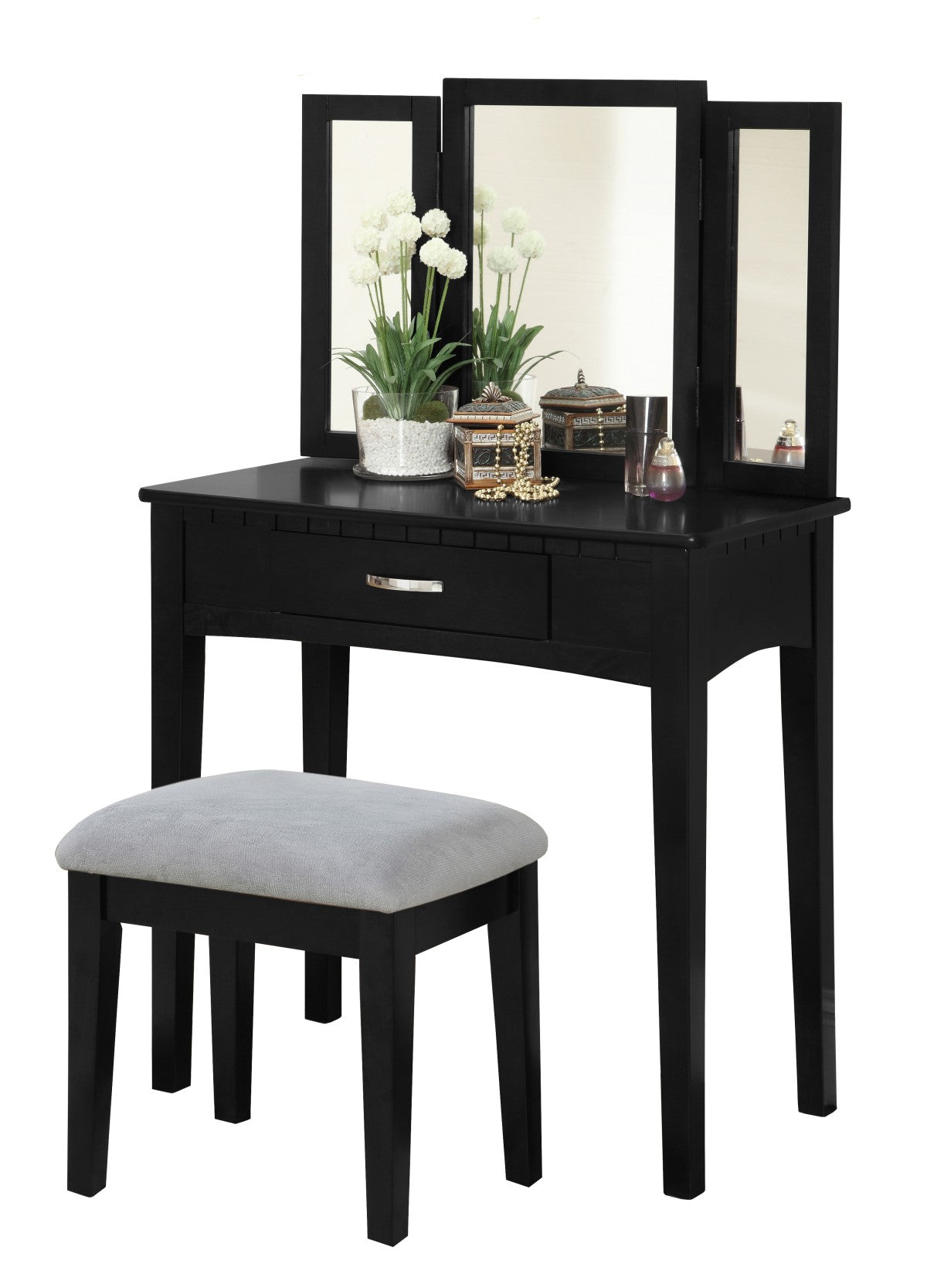 Leilani Vanity Set in Black