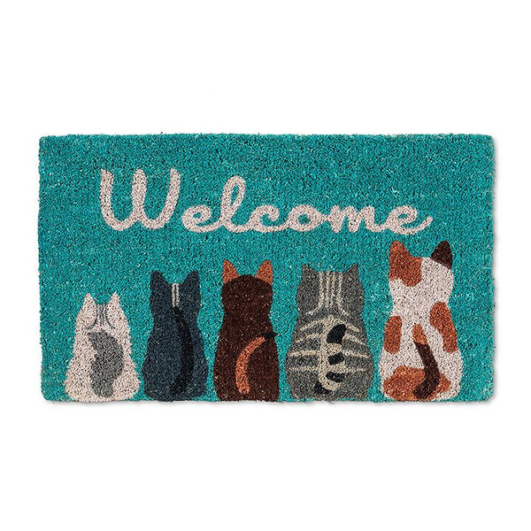 Cat "Welcome" Doormat - 18" x 30"