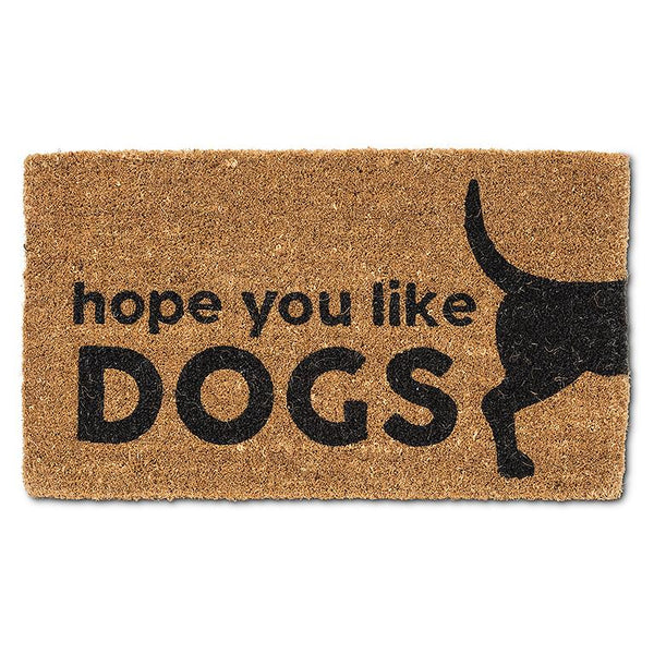 Graphic Hope You Like Dogs Doormat - 18" x 30"