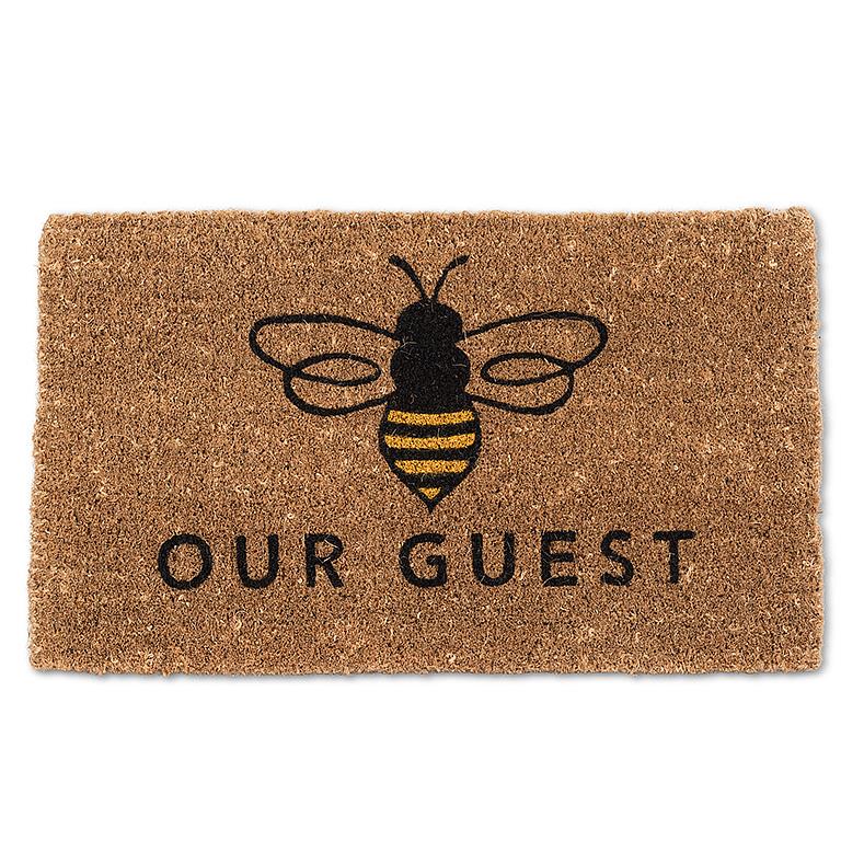 Bee Our Guest Doormat - 18" x 30"