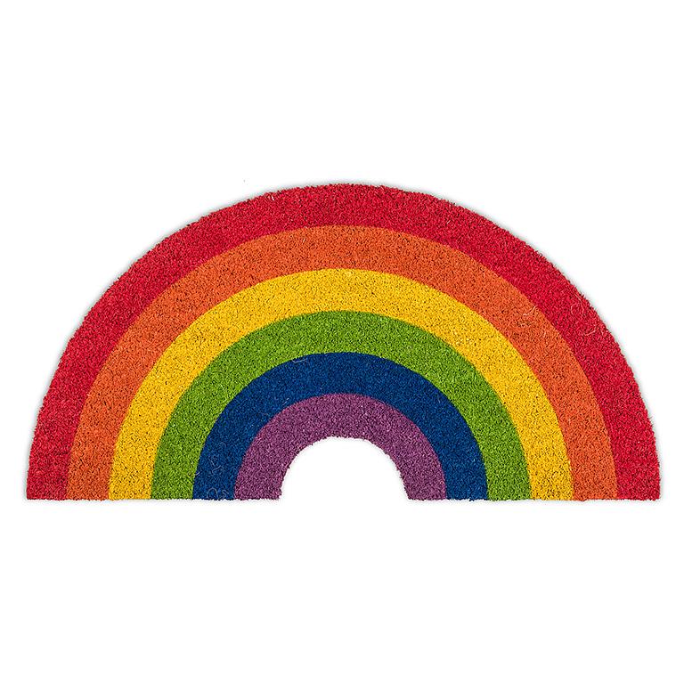 Rainbow Shape Doormat - 15" x 30"