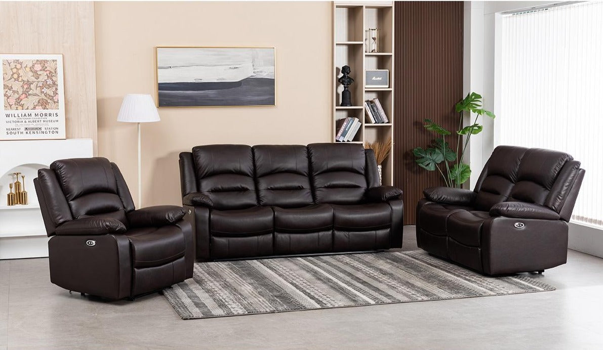 Martini 3pc Power Recliner Sofa Set