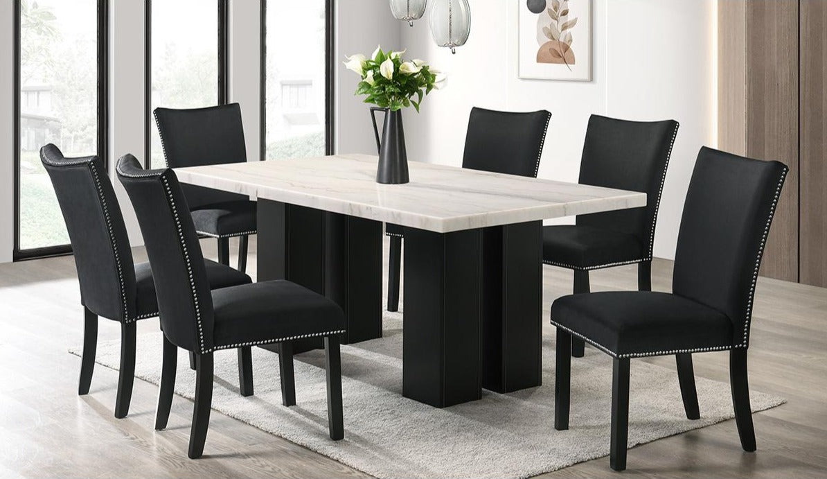 Atlanta 7pc Dining Set in Black