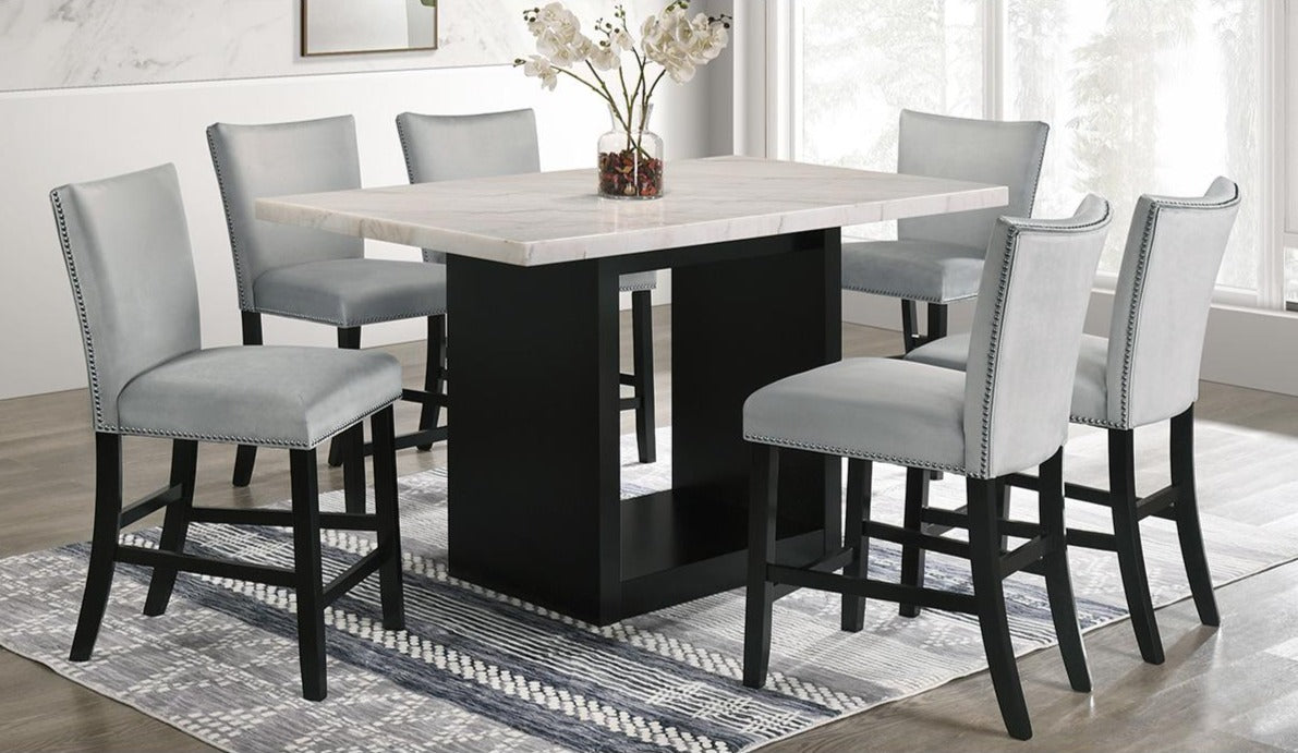 Orlando 7pc Pub Set in Grey