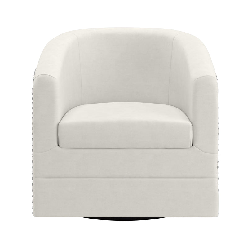 Velci Accent Chair in Ivory
