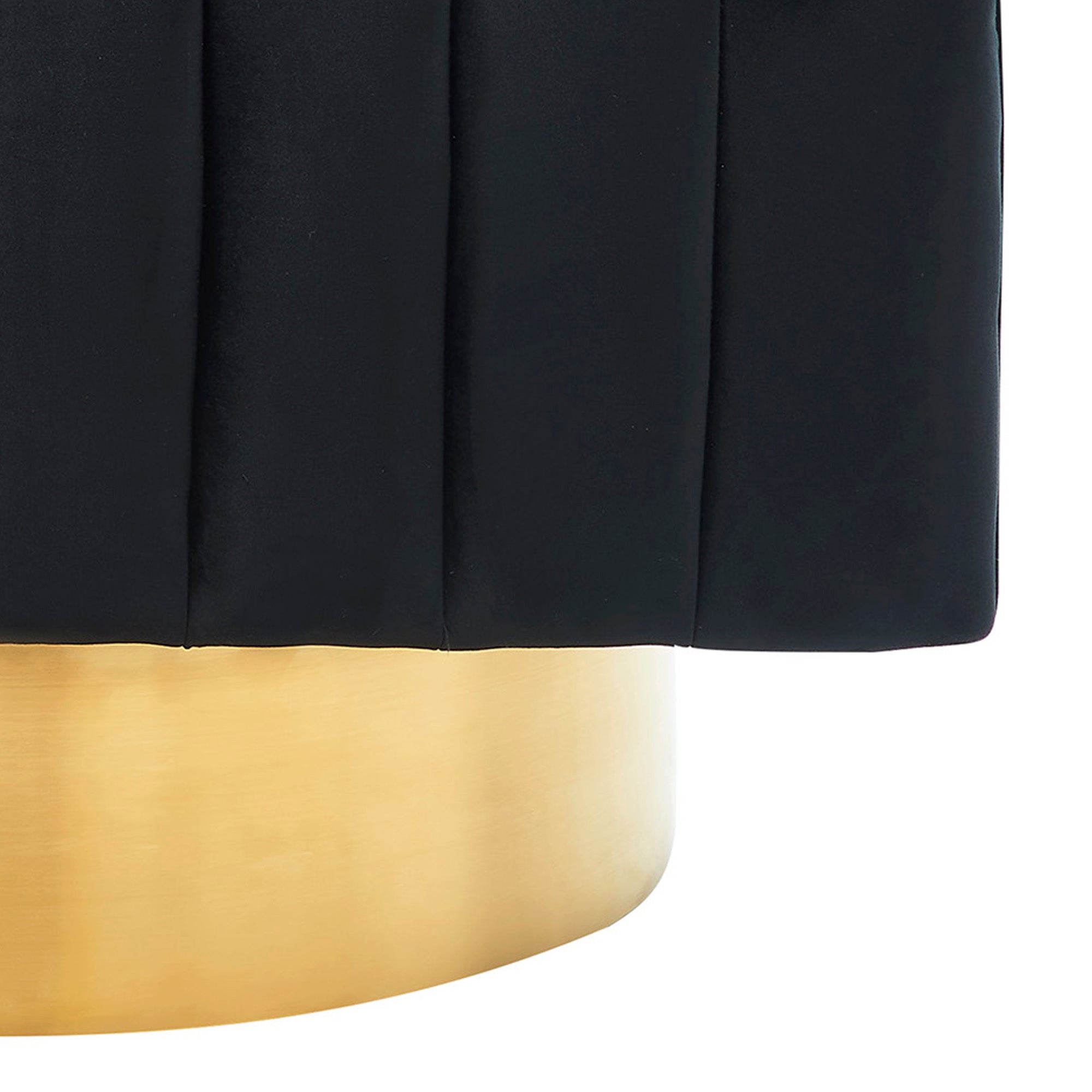 Cortina Accent Chair in Black and Gold