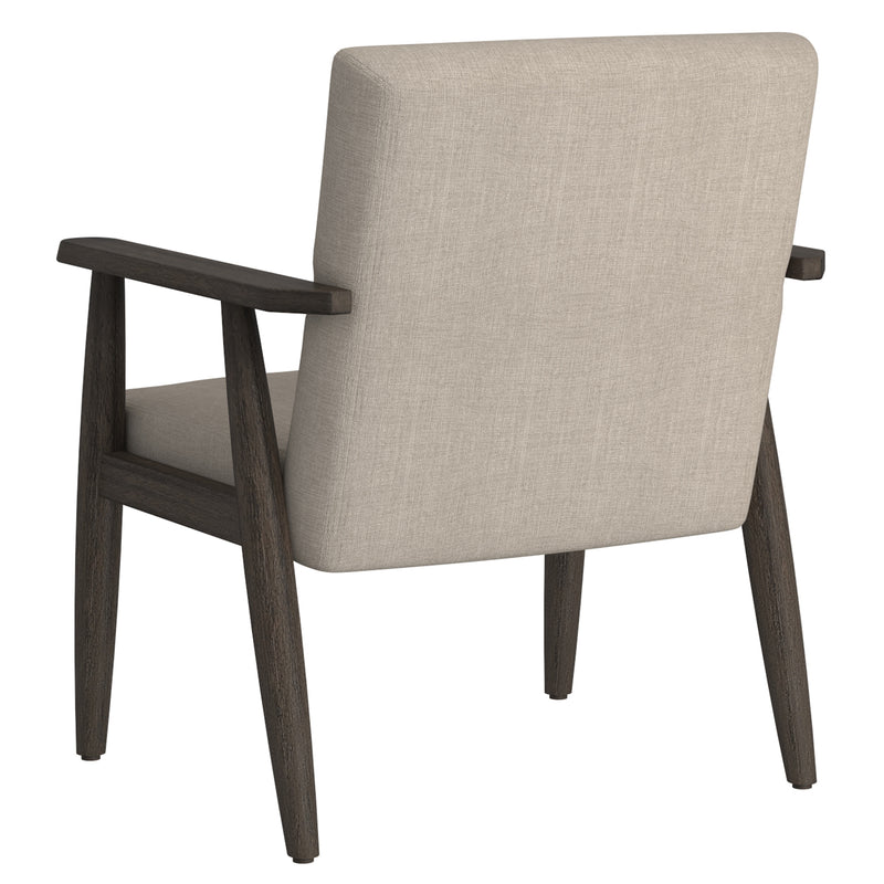 Huxly Accent Chair in Beige and Weathered Brown