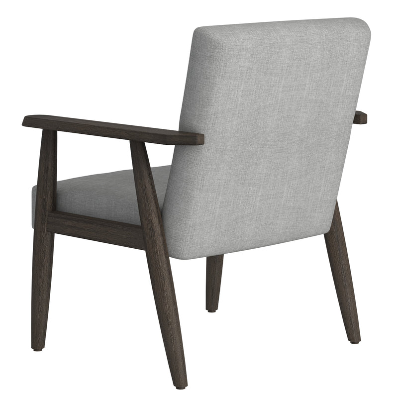 Huxly Accent Chair in Grey and Weathered Brown