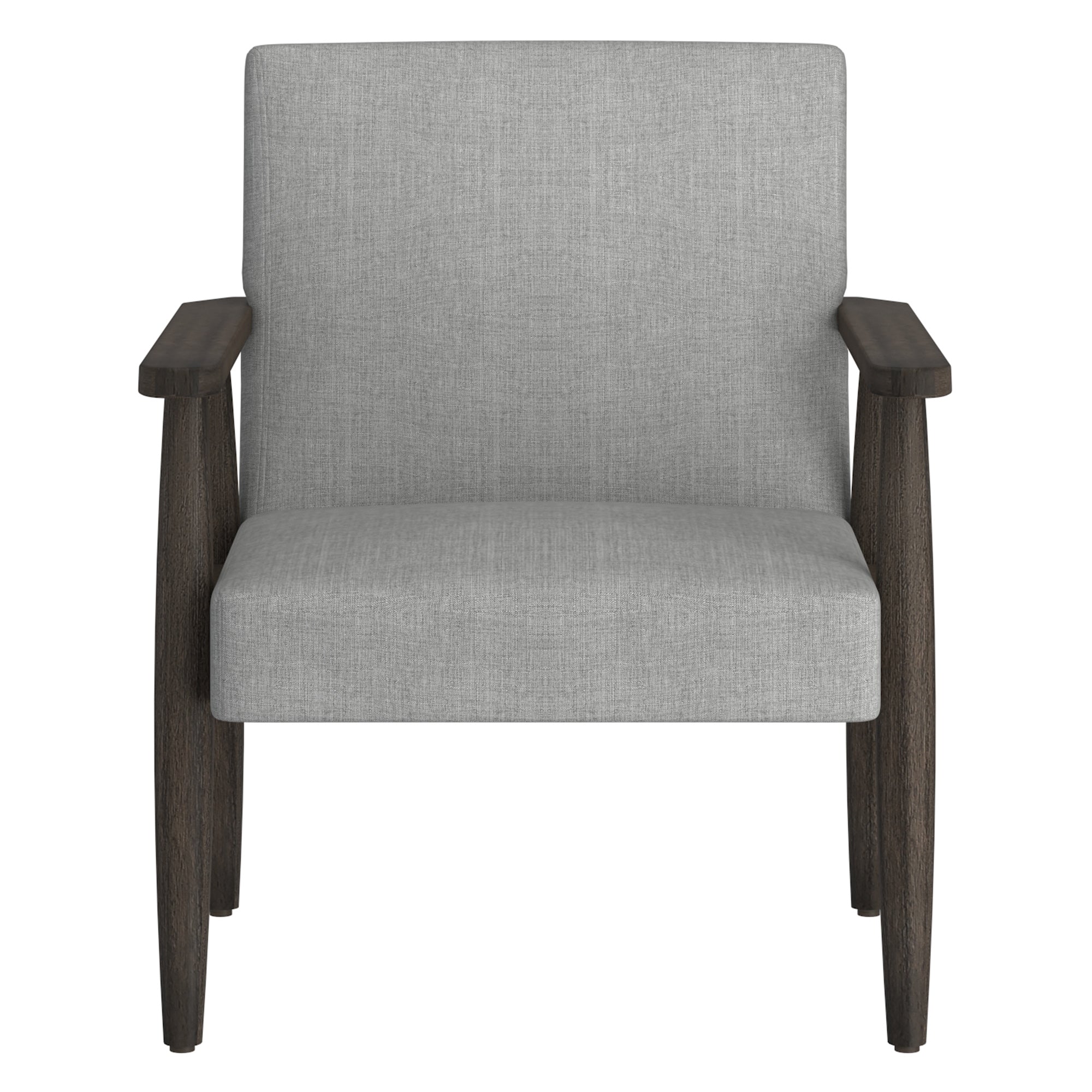 Huxly Accent Chair in Grey and Weathered Brown