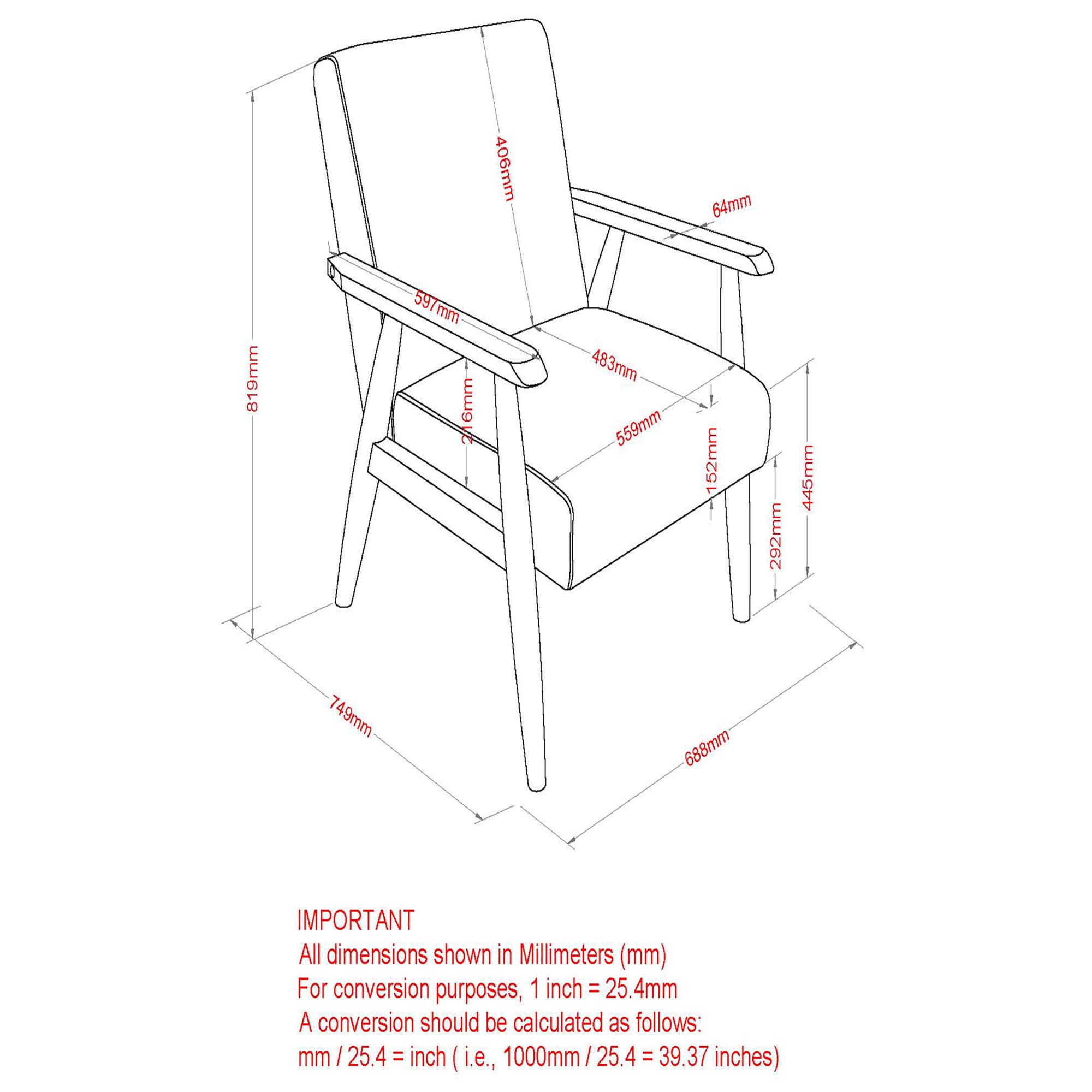 Huxly Accent Chair in Grey and Weathered Brown