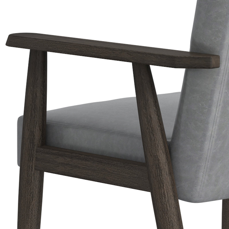 Wilder Accent Chair in Grey and Weathered Brown