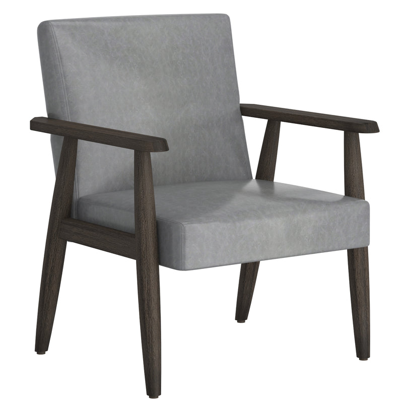 Wilder Accent Chair in Grey and Weathered Brown