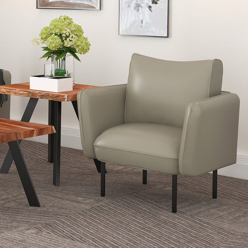 Ryker Accent Chair in Grey-Beige and Black