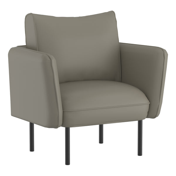 Ryker Accent Chair in Grey-Beige and Black