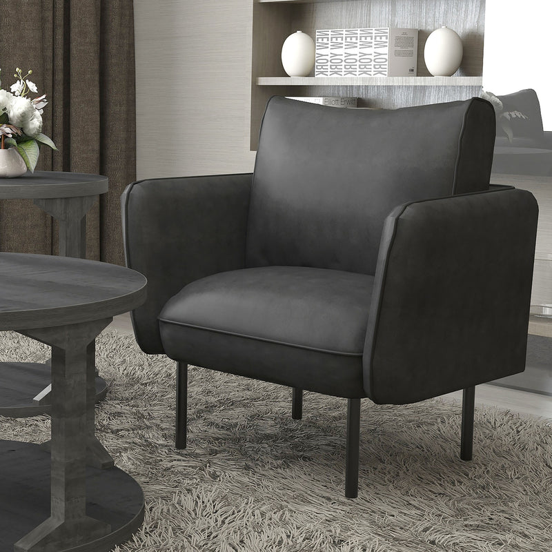 Ryker Accent Chair in Grey and Black