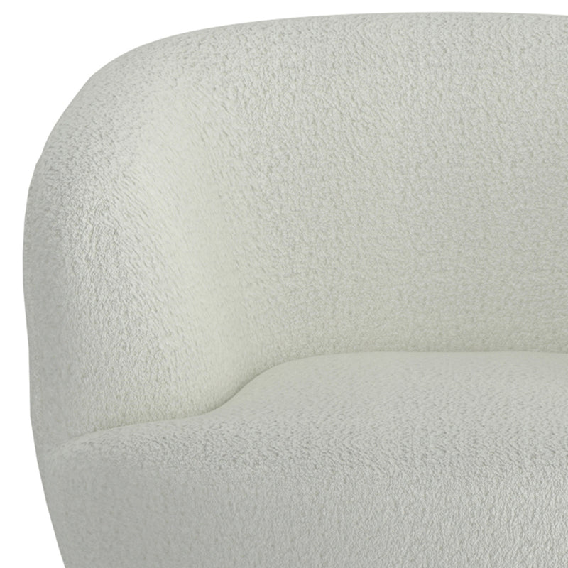 Cuddle Accent Chair in White