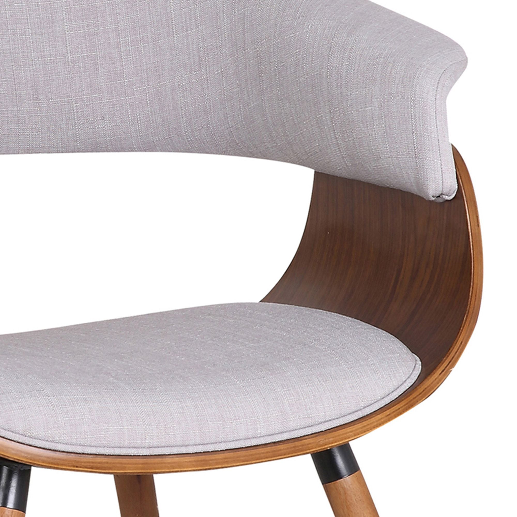 Holt Accent/Dining Chair in Grey and Walnut