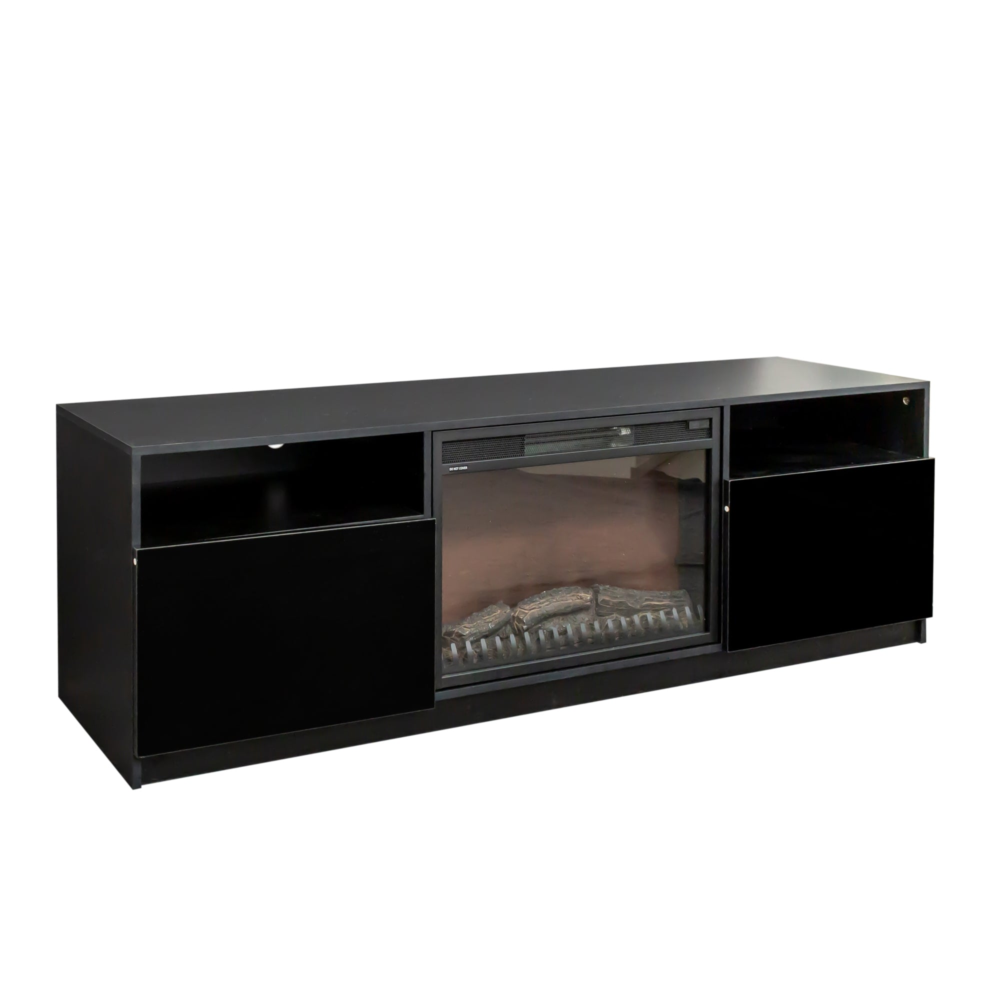 Amari 78" TV Stand in Black