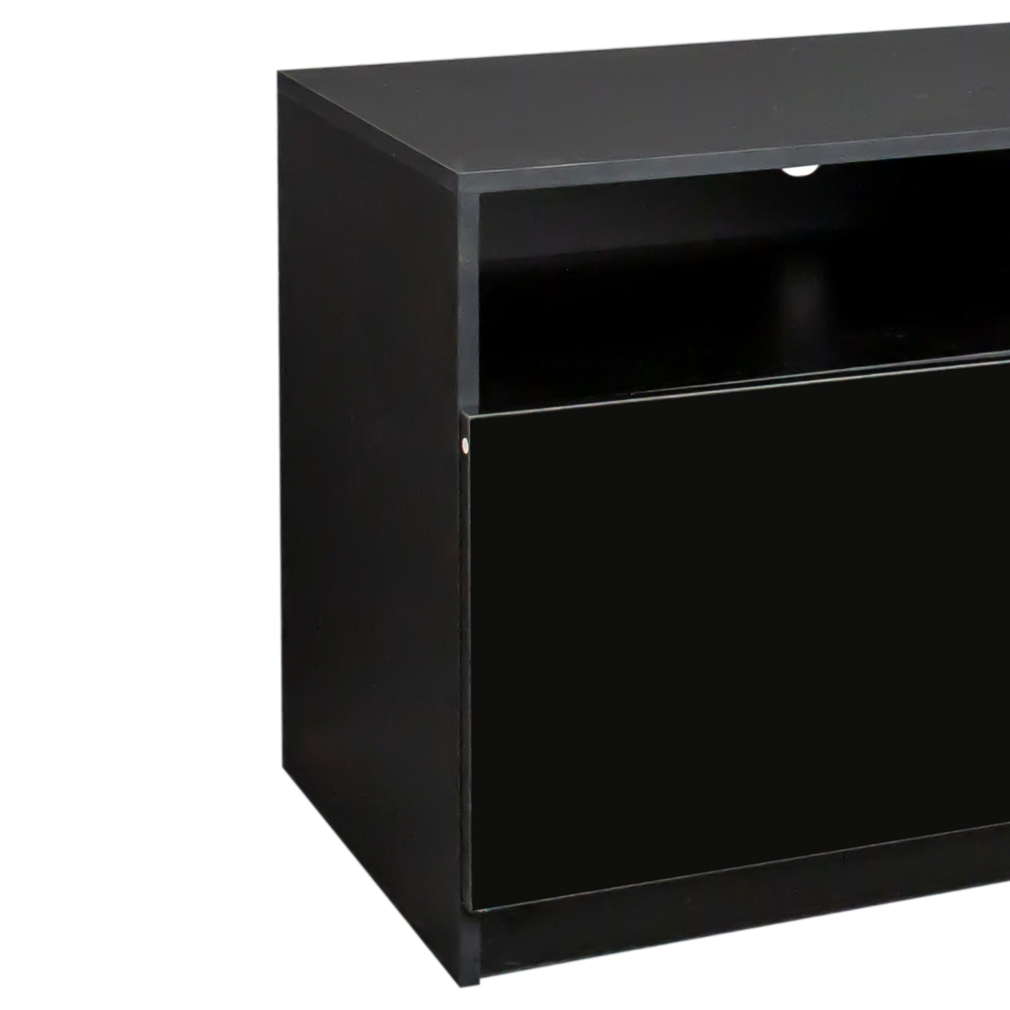 Amari 78" TV Stand in Black