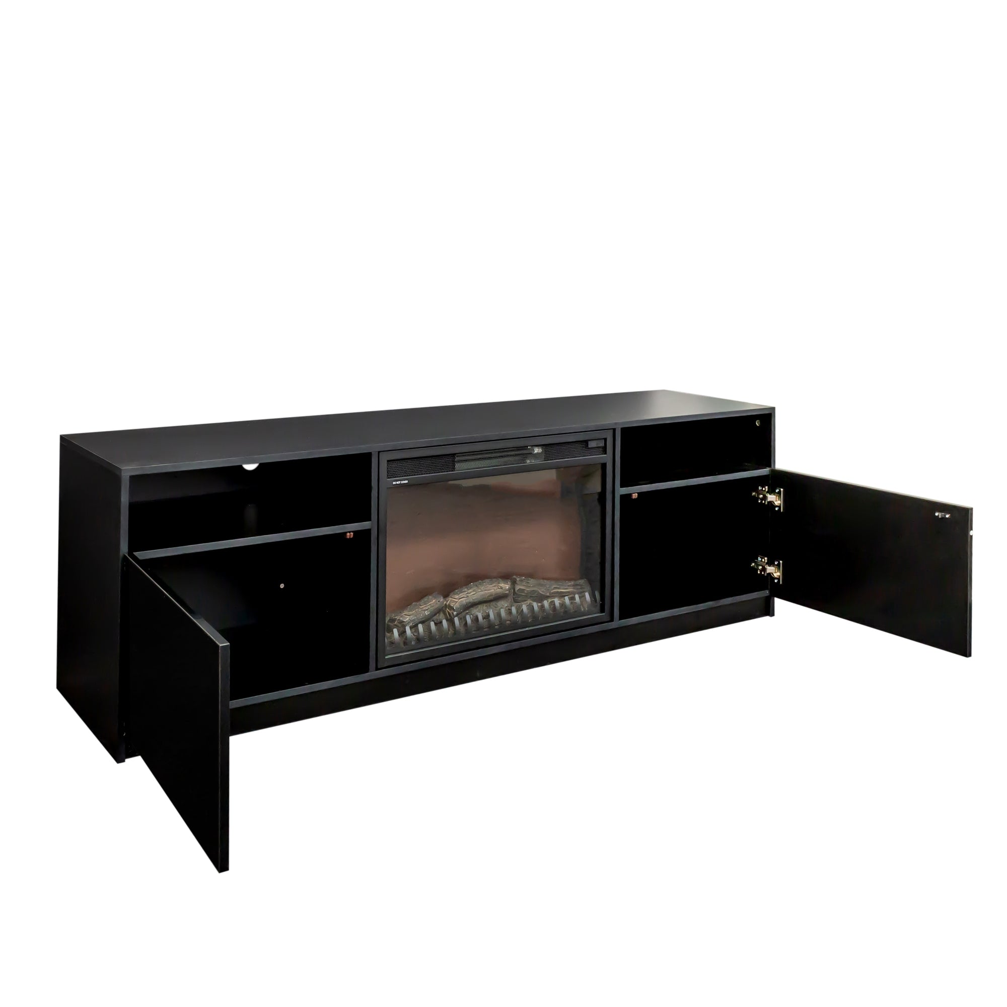 Amari 78" TV Stand in Black