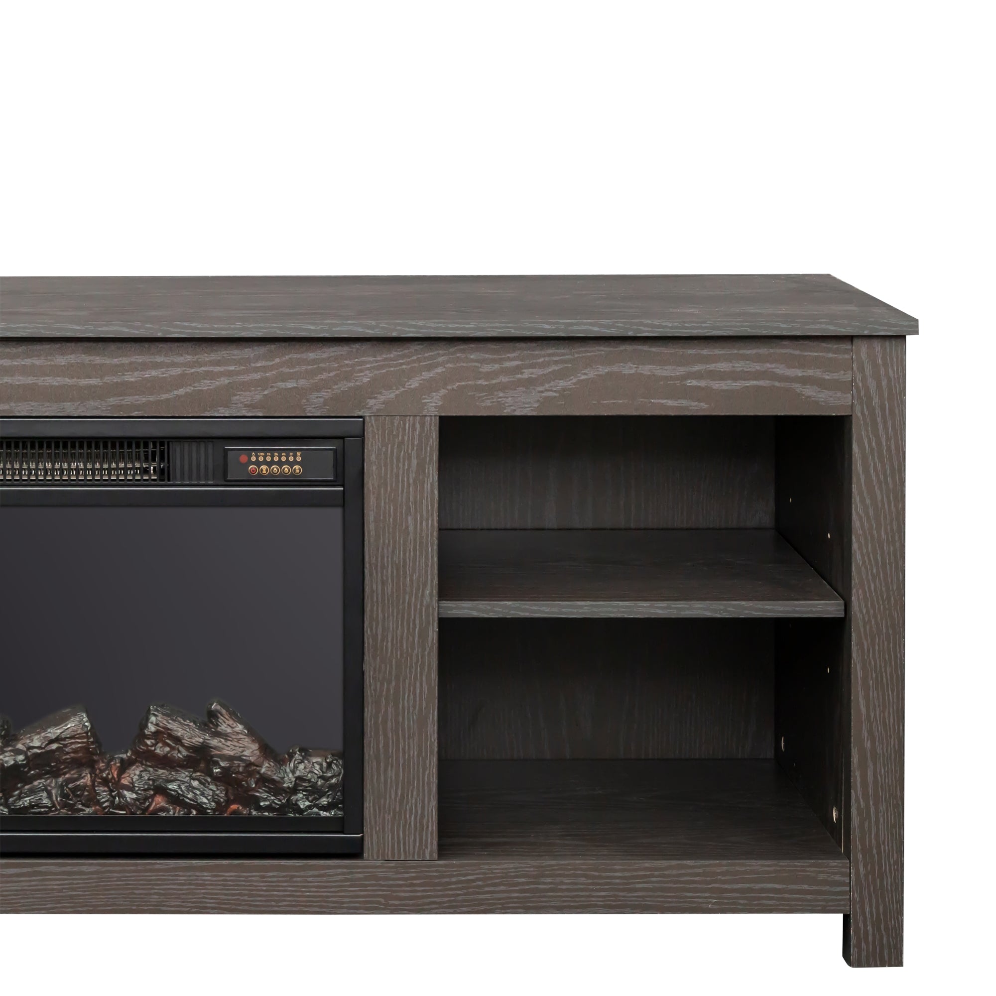Brenna 64" TV Stand with Fireplace